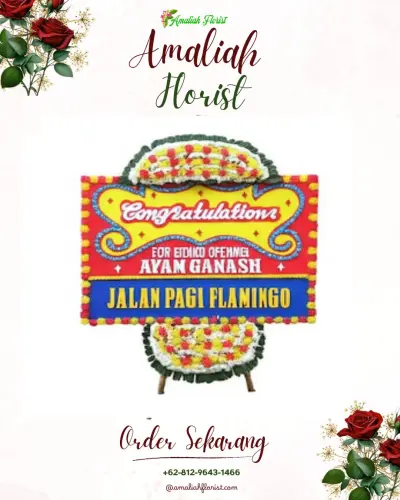 Bunga Papan Congratulation di Mare Gam